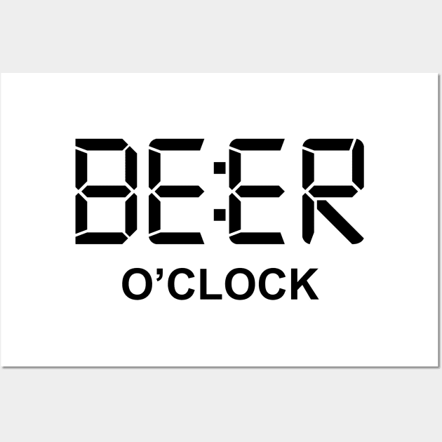 Beer o clock Wall Art by Kick_Minds_42